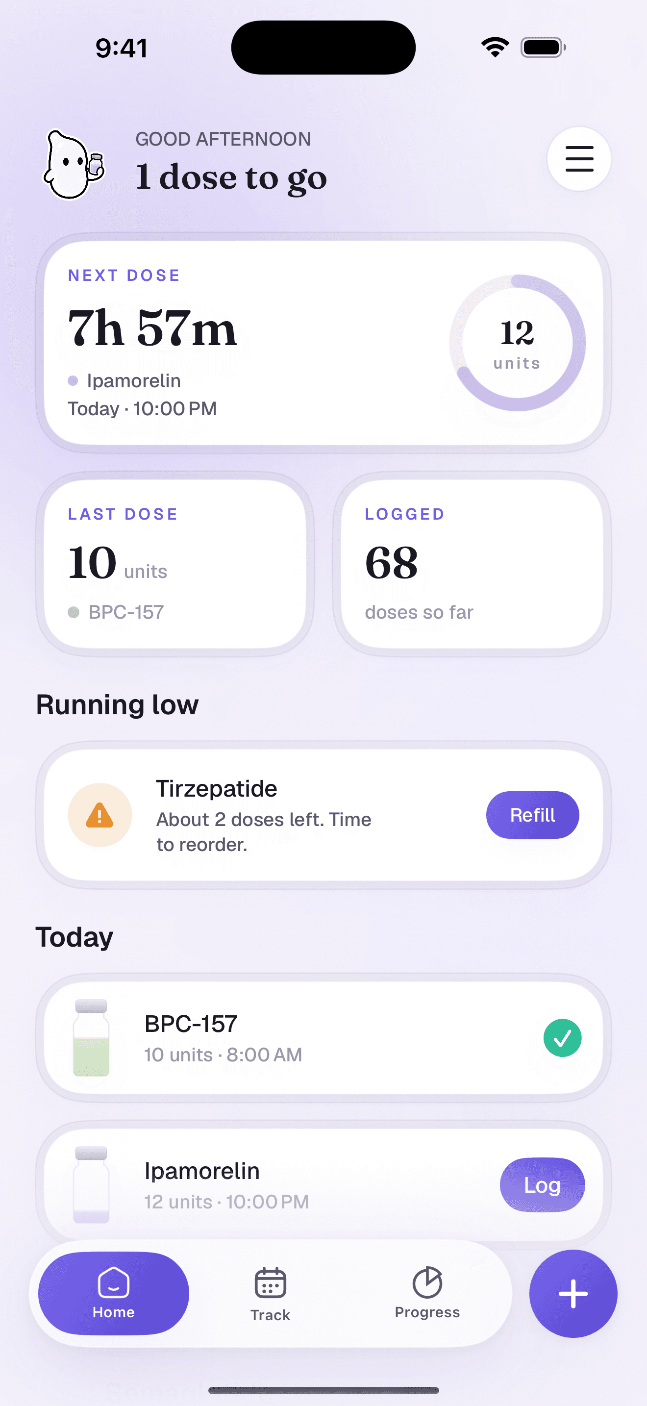 My Peppy home screen